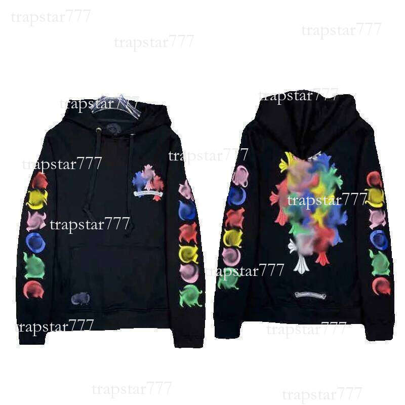 Chrome Hoodie Mens Hip Hop Clothes heartshoodie Harajuku Y2k Streetwear Cotton High Quality High Street Hoodies CH Horseshoe Sanskrit Cross Zipper Hoody