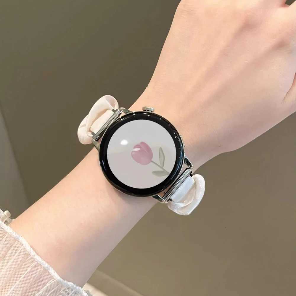 18 20 mm Elastic Band for Wen Scrunchie Str for Huei GT5/4 41mm GT5Pro 42 46mm for Samsung Galaxy 7/6/5 40mm 44 watchband Y250712