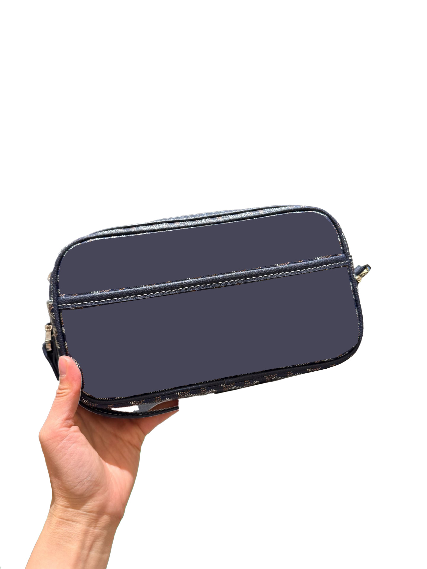 2025 new casual versatile canvas calf leather casual zipper handbag shoulder bag crossbody bag