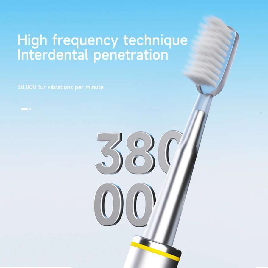 Intelligent electric toothbrush with DuPont soft hair and ltiple adjustable settings for couples X250712