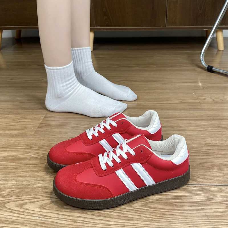 2025 womens sneakers fi spring and summer fi casual flat shoes new lace-up walking shoes comfortable vulcanized shoesXJ250712