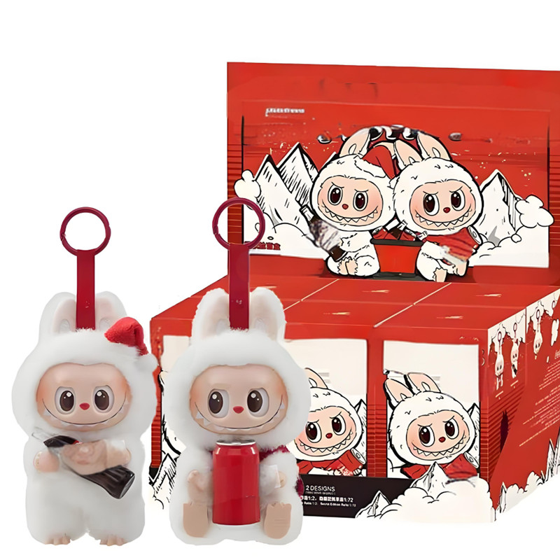 2026 New Monster New Blind Box Coleseries Vinyl Base Plush Doll Action Character Keychain Toy Surprise Holiday Gift