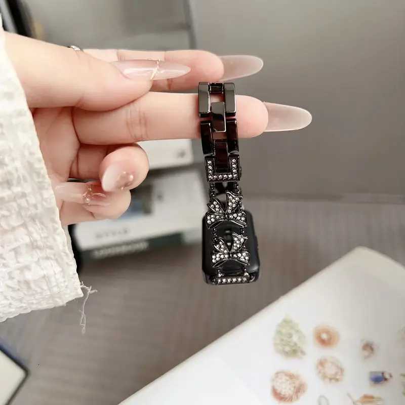 Bling Metal Strap for Huei Band 8 9 10 Sparkling Diamond Jewelry Strap Dry Bracelet for Huei Fit 3 4 watchband Y250712