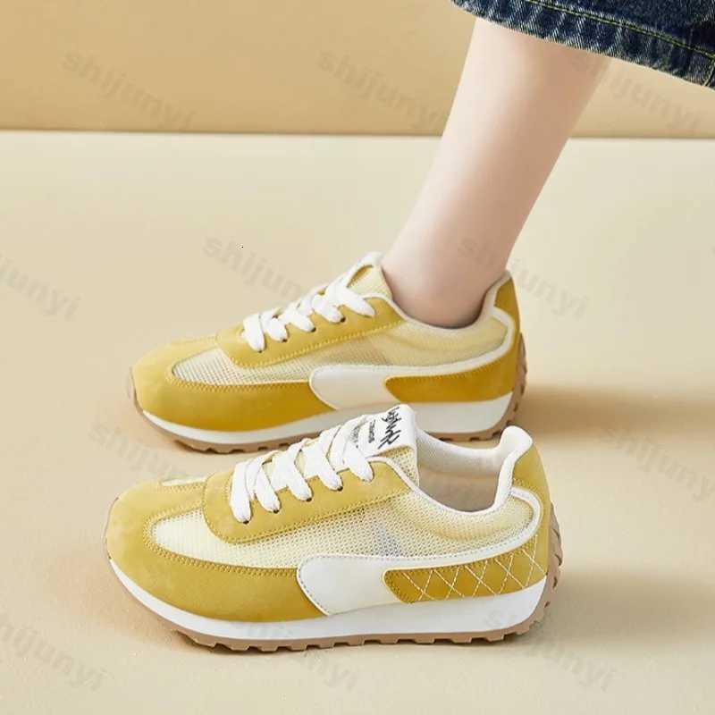 Womens Casual Sports Shoes Breathable Mesh Comfortable N Slip Outdoor Running Shoes Platform Tennis Fi Summer Sneakers XJ250712
