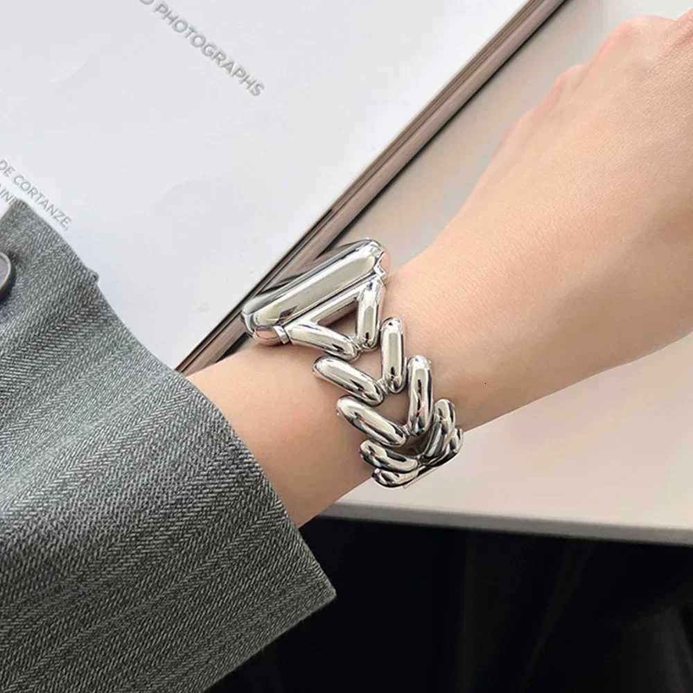 20mm Band for Samsung Galaxy 6 5 4 40mm 44mm 6classic Active 2 Stainless Steel Chain Bracelet for Huei GT2/3 Str watchband Y250712