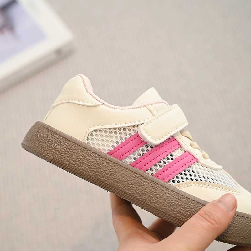 Children Casual Shoes for Girls Boys 2025 Summer New Fashion Korean Style Soft Bottom Anti-slippery Chic Air-mesh Baby Walking Shoes XJ250712