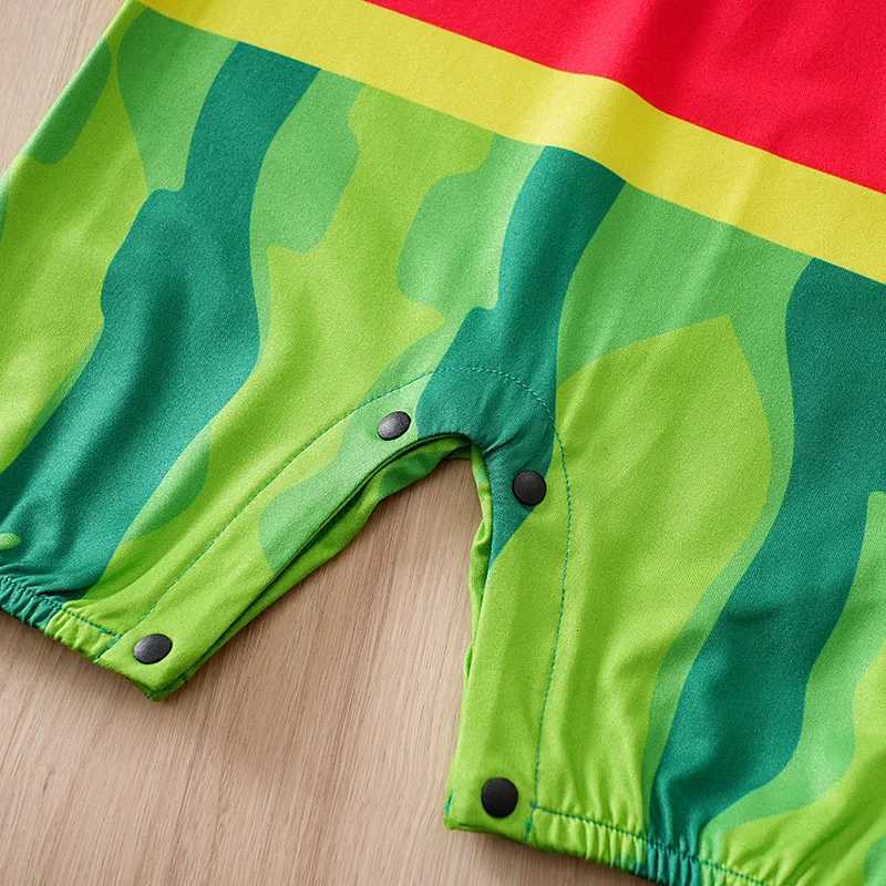 Newborn Baby Clothes Fruit - Watermelon Fashion Infant Jumpsuit Toddler Short Sleeve One-Piece Pajamas Bodysuit Summer Romper XJ250712