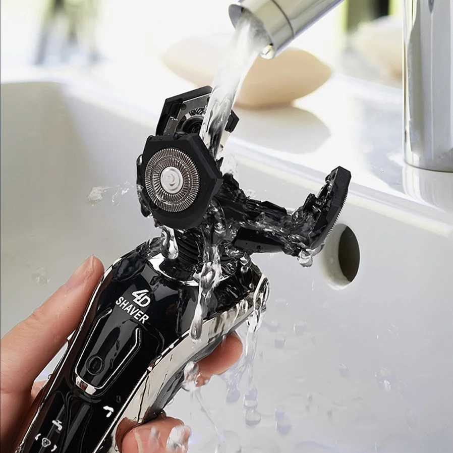 Professional mens electric shaver with smooth and comfortable shaving time suitable for facial trimming and cleaning. G250712