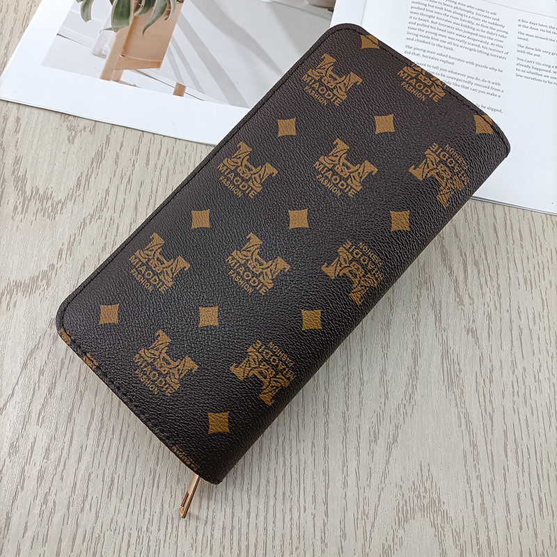 wallet designer woman Long Ladies Wallet - Spacious Capacity Zippered Organizer, Multi Card Slots Premium Clutch Purse Fashion