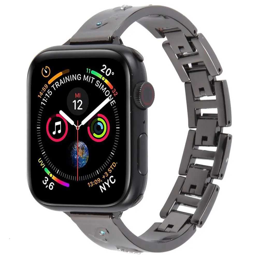 For ple Str Luxury Diamond Band for ple tra Straps S10 9 8 7 Wristband i 38 40 41 42 44 45 46 Bracelet watchband Y250712