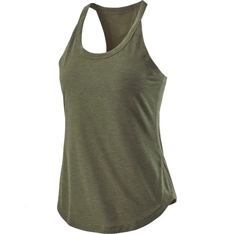 Women Gym Yoga Vest Athletic Fitness Sports Tank Tops Quick Dry Running Blouse Workout Sleeveless Back Shirts y250708