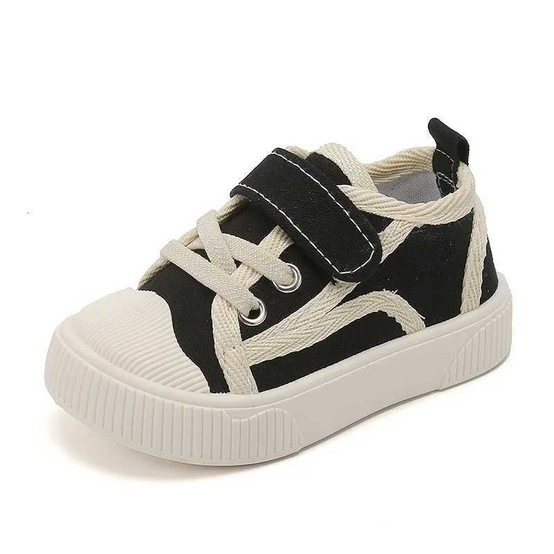 Fashion Minimalist Girls Shoes Autumn New Soft Soled Child Sneakers Comfort Versatile Kids Canvas Shoes Flat Bottomed Sneakers Boy XJ250712