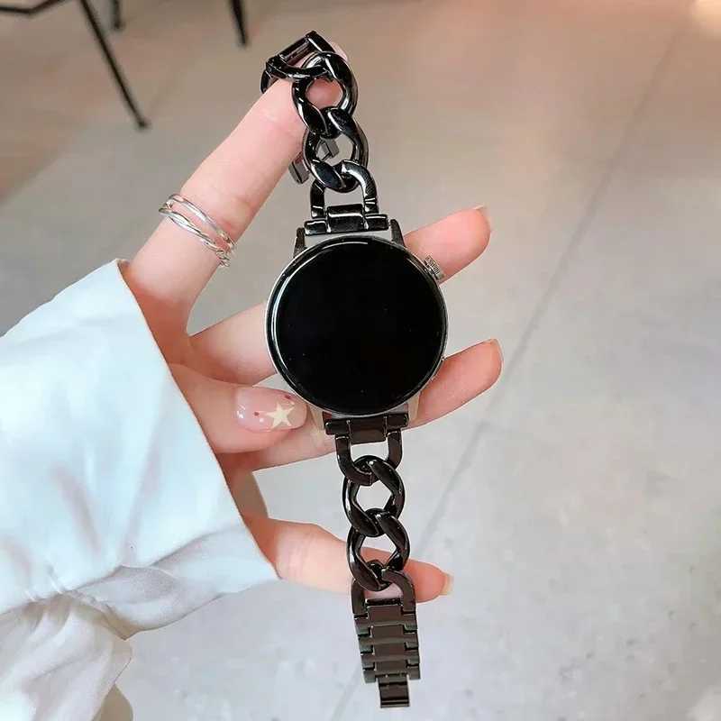 20mm mm Metal Chain Bracelet For Samsung Galaxy 7 6 5 4 3 40 44mm Classic 42/46mm 43/47mm For Huei GT3 GT4 Amazfit GTS watchband Y250712