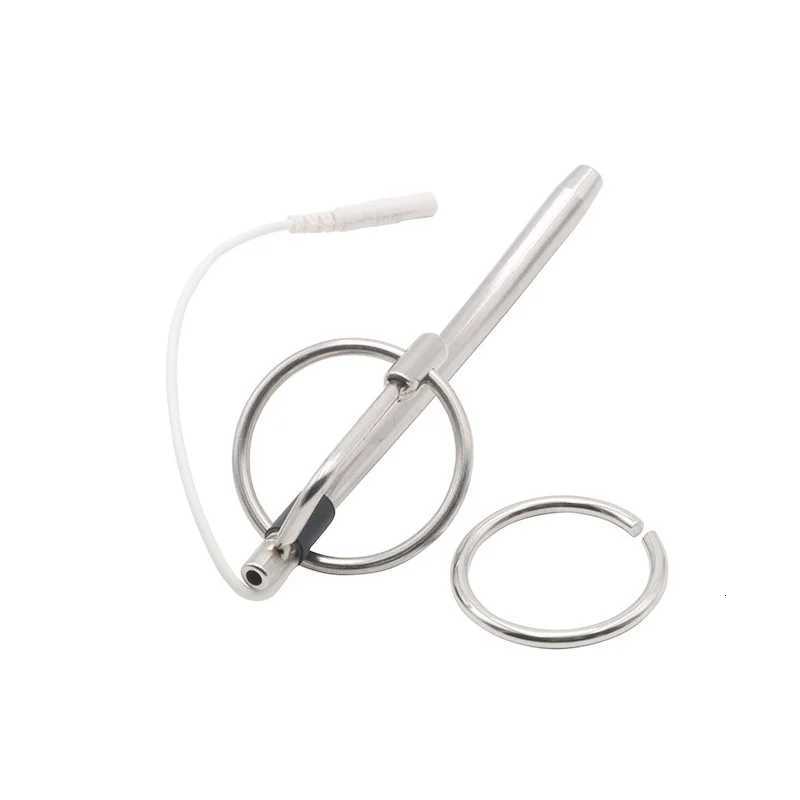 Electro Shock Penis Plug Urethral Sound Dilator Catheter Penis Stimulation Masturbation Rod Catheters Sounds Sex Toys For Men W250712