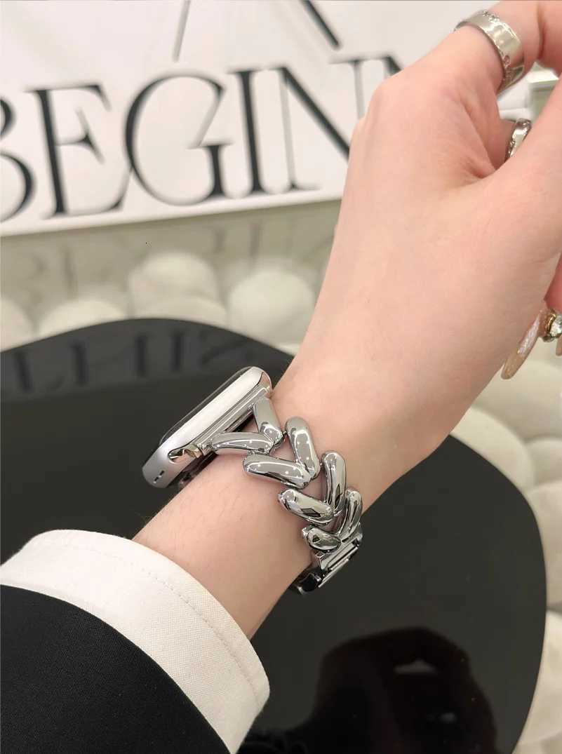 Metal Strap for ple se 40mm Band 44mm 45 38 41 42 49mm Bracelet for i Series 9 tra 8 7 6 5 4 3 watchband Y250712