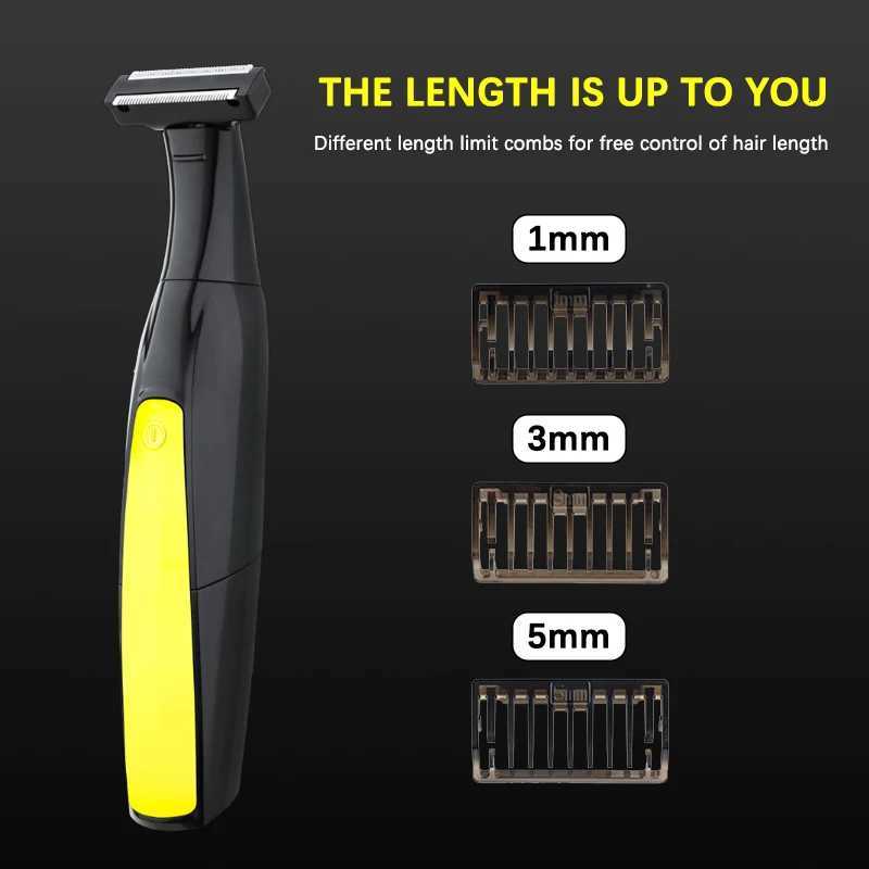 3 IN 1 Mens Electric Shaver USB Rechargeable Body Face Shaving Knife Nose Ear Hair Trimmer Electric Beard Razor Hair Clipper G250712