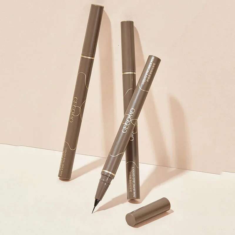 Ultra Thin Black Brown Lower Eyelash Eyeliner Pen Waterproof Lasting Smooth Lying Silkworm Eyes Liner Pencils Eye Makeup Tools X25071