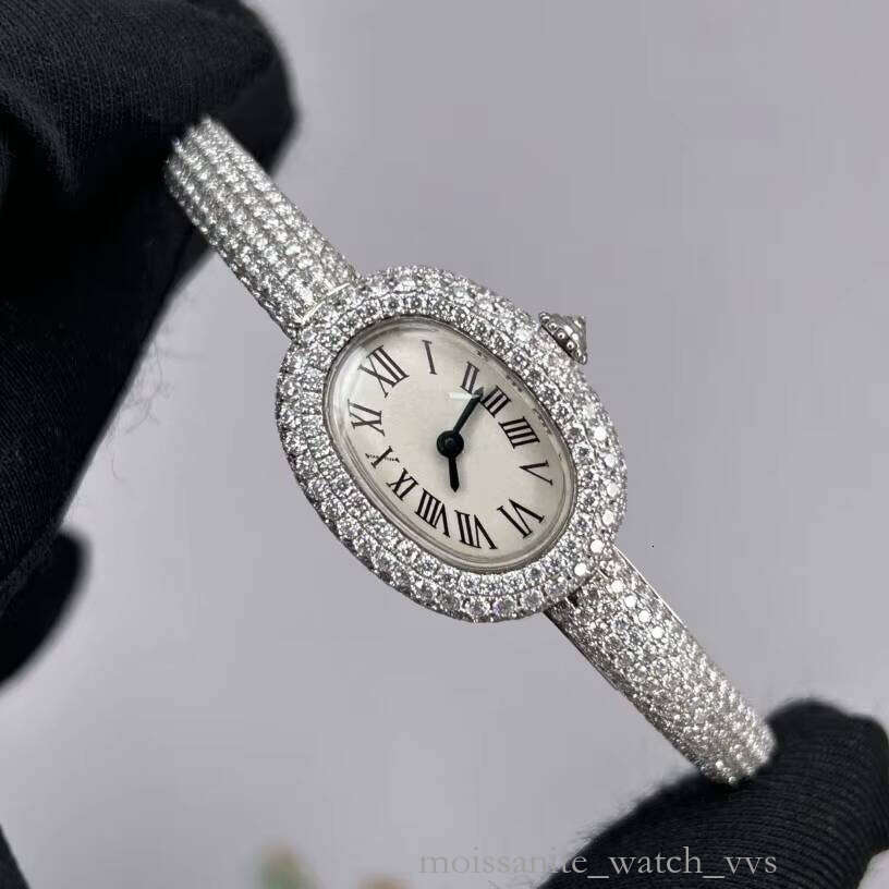 Moissanite Designer Luxury Women's Quartz Watch