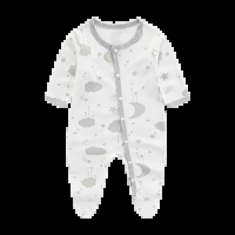 Newborn Baby Bodysuit 2024 Spring Baby Clothes Summer Girl Romper Soft Boys Jumpsuit Childrens Clothes 0 to 9 Months XJ250712