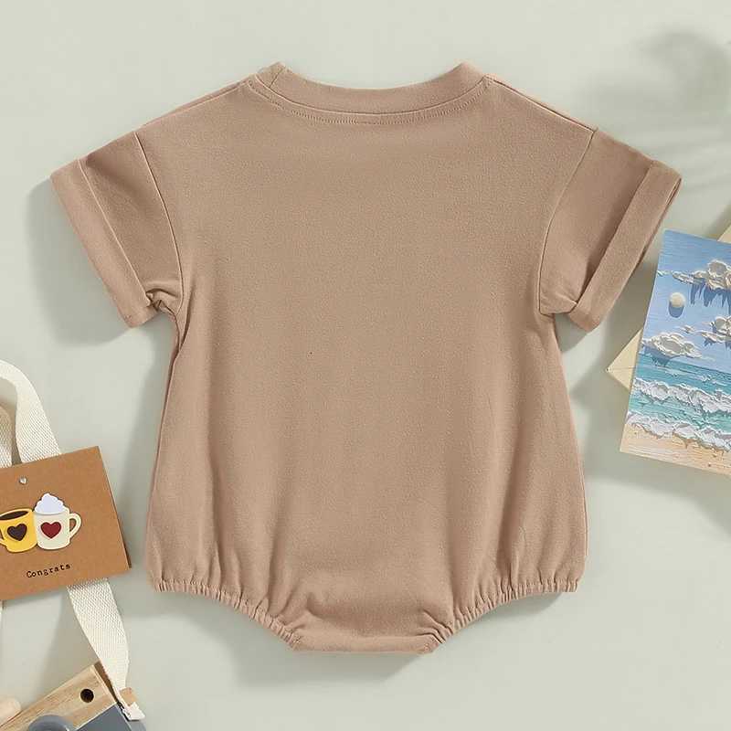 Newborn Baby Romper Summer Crewneck Romper Clothing Solid Casual Loose Jumpsuits Toddler Infant Boy Girl Cotton Playsuit XJ250712