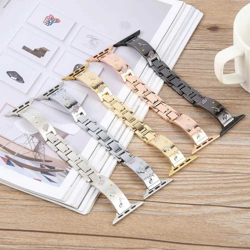 For ple Str Luxury Diamond Band for ple tra Straps S10 9 8 7 Wristband i 38 40 41 42 44 45 46 Bracelet watchband Y250712