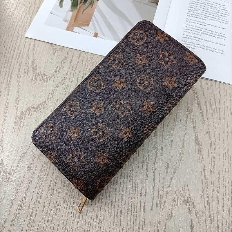 wallet designer woman Long Ladies Wallet - Spacious Capacity Zippered Organizer, Multi Card Slots Premium Clutch Purse Fashion
