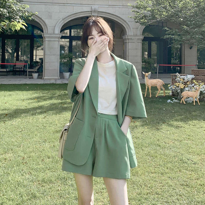 Petite Women's Set New Spring And Autumn Fashion Trendy Youthful Street Style Two-Piece Suit B5