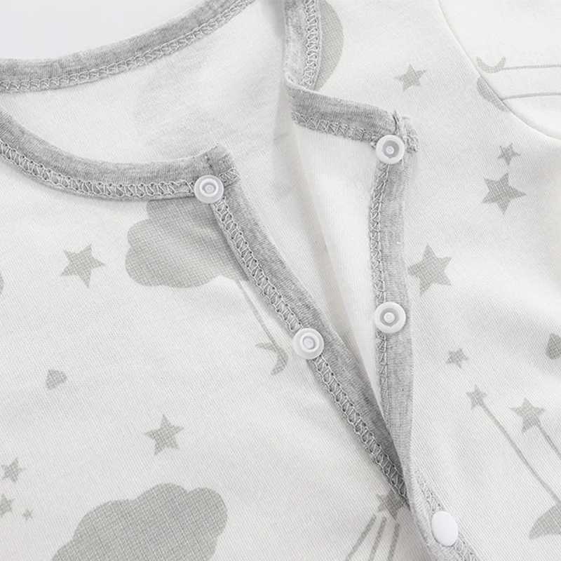 Newborn Baby Bodysuit 2024 Spring Baby Clothes Summer Girl Romper Soft Boys Jumpsuit Childrens Clothes 0 to 9 Months XJ250712