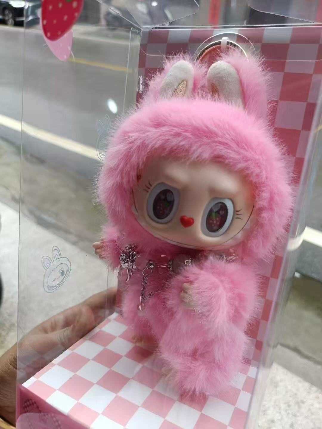 17cm The Monster Labubu Series Zimo Angel Purple Red Vinyl Creative Change Dolls High Quality Blind Box Gift X2505281