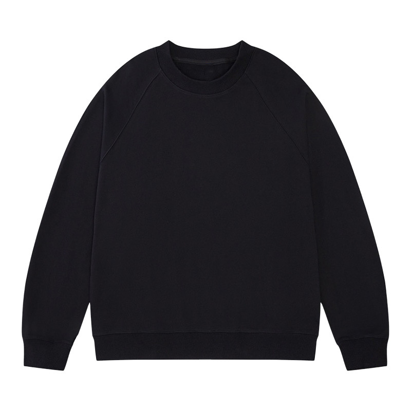 Y6073 Spring and Autumn Pullover Sweatshirt Circle Round Neck Sweatshirt Men's Mid-Neck Long-Sleeved T-Shirt Sweatshirt Autumn and Winter
