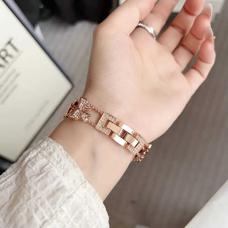 Bling Metal Strap for Huei Band 8 9 10 Sparkling Diamond Jewelry Strap Dry Bracelet for Huei Fit 3 4 watchband Y250712