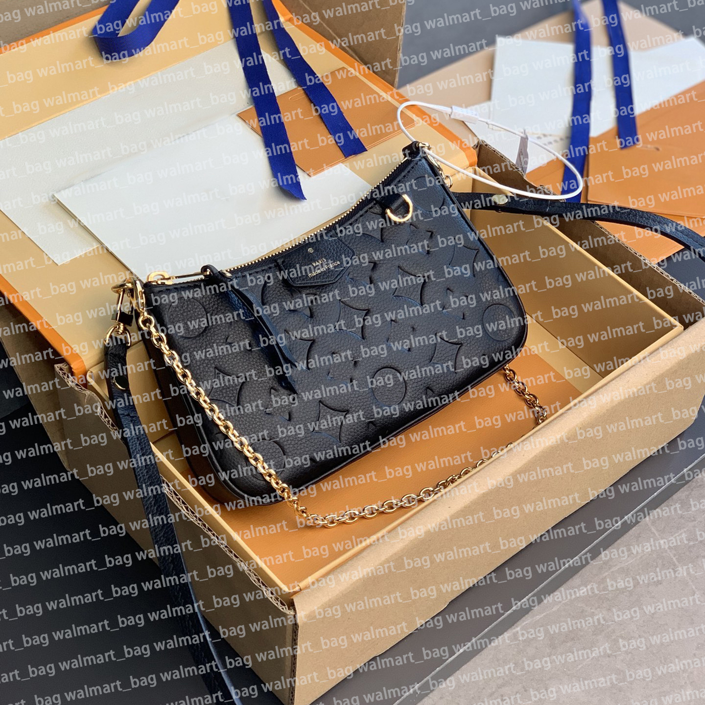 Designer Bag Shoulder Bag Easy Pouch On Strap Bag Fashion Women Wallet With Chain Embossed Letters Old Flower Luxury Handbags Floral Brand Lady Purse Underarm Bag