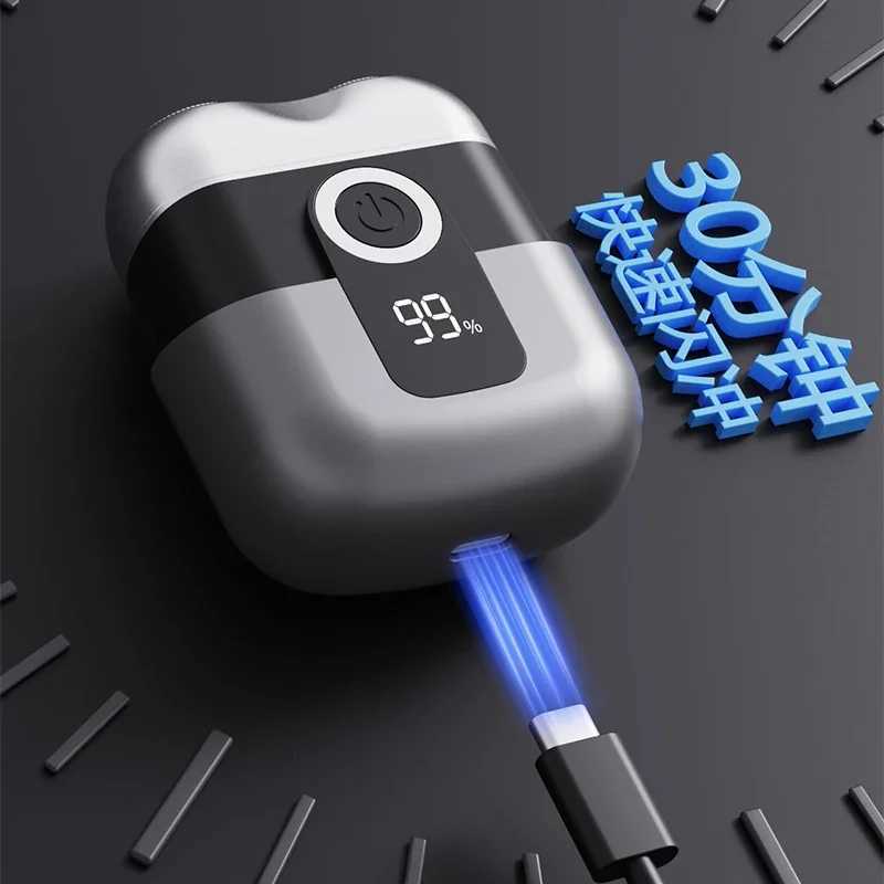 Mini electric shaver compact and fast charging for use mens car shaver portable for use gift for father and boyfriend G250712