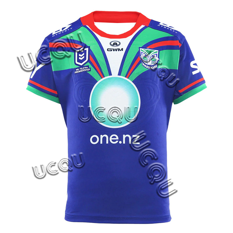 2025New Zealand Warriors Home Rugby Jersey Australia Summer Women Men Oversize Quick Drying Breathable Training T-shirt