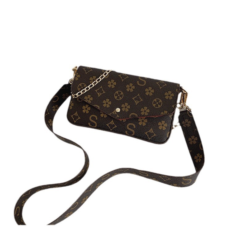 Envelope bag new vintage old flowers all go with senior sense chain mini cross-body bag small square bag