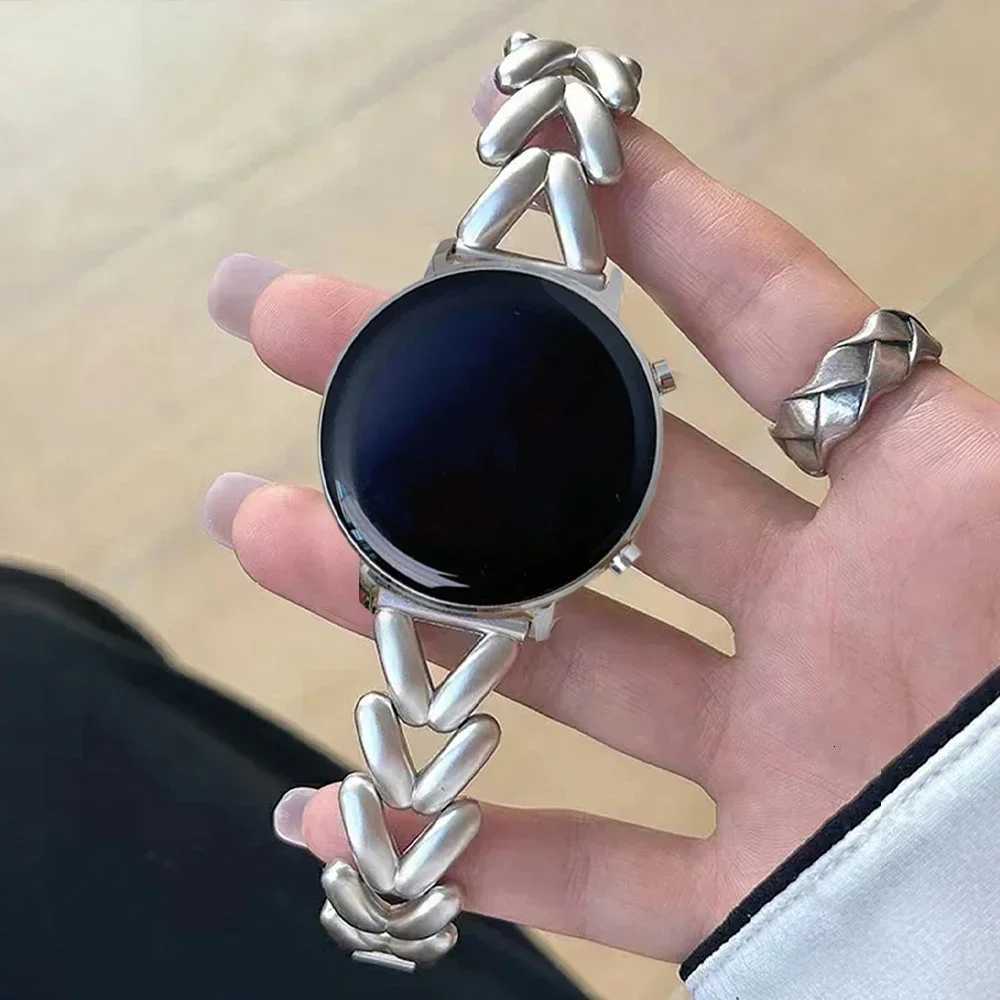 20mm Band for Samsung Galaxy 6 5 4 40mm 44mm 6classic Active 2 Stainless Steel Chain Bracelet for Huei GT2/3 Str watchband Y250712