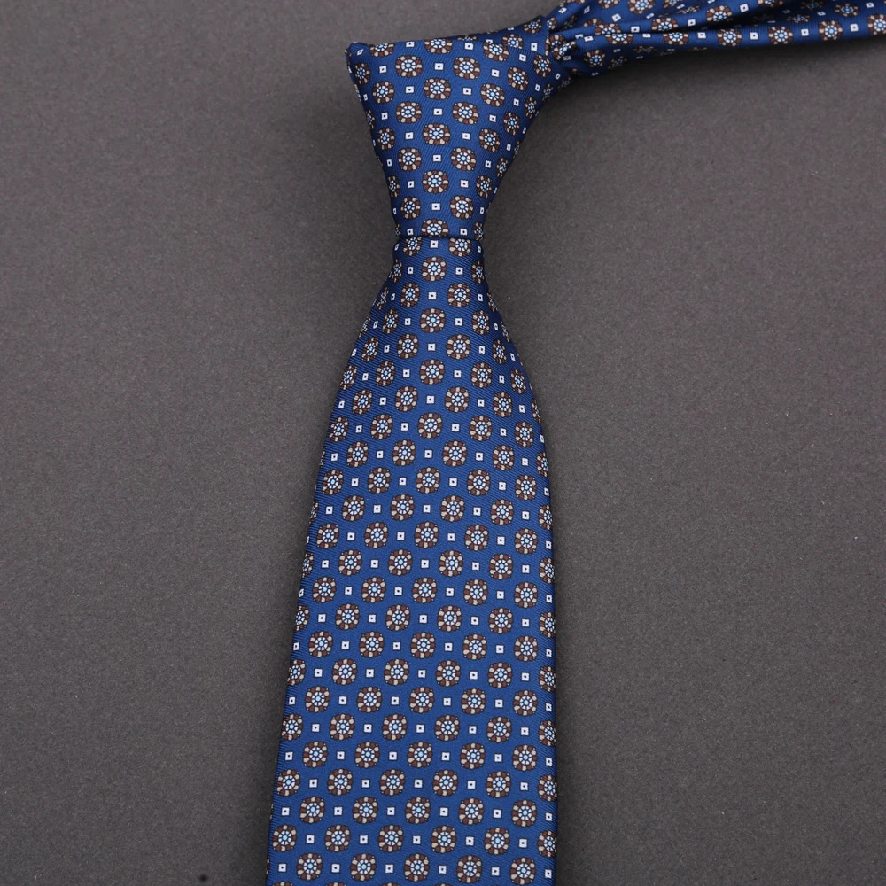 8CM Printing Ties For Men Necktie Paisley Floral Scarf Tie For Groom Business Wedding Party 250711