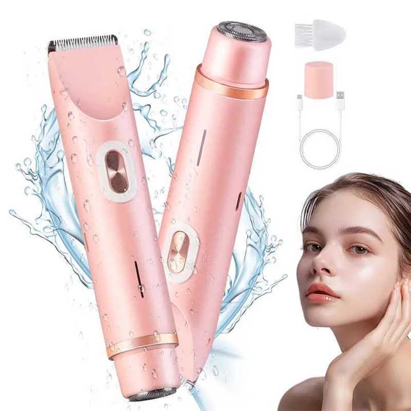 1 Waterproof Dual Hair Removal Wen Electric Shaver Body Eator Trimmer 2 In 1 Painless Bikini Shaver For Wen G250712