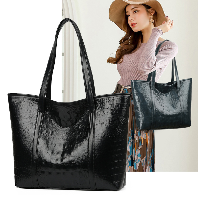 Soft Leather Women's Bag Fashion Trend Shoulder Bag Large Capacity Tote Bag