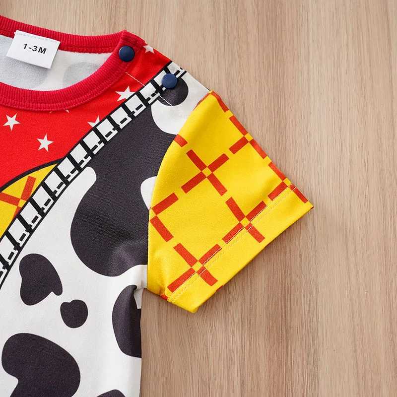 0-24 months newborn baby clothes one-piece anime short-sleeved trousers banquet summer fashion neonatal clothing XJ250712
