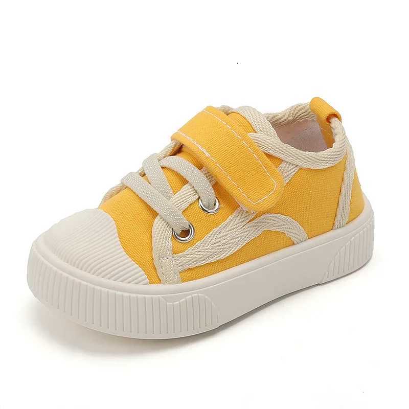 Fashion Minimalist Girls Shoes Autumn New Soft Soled Child Sneakers Comfort Versatile Kids Canvas Shoes Flat Bottomed Sneakers Boy XJ250712