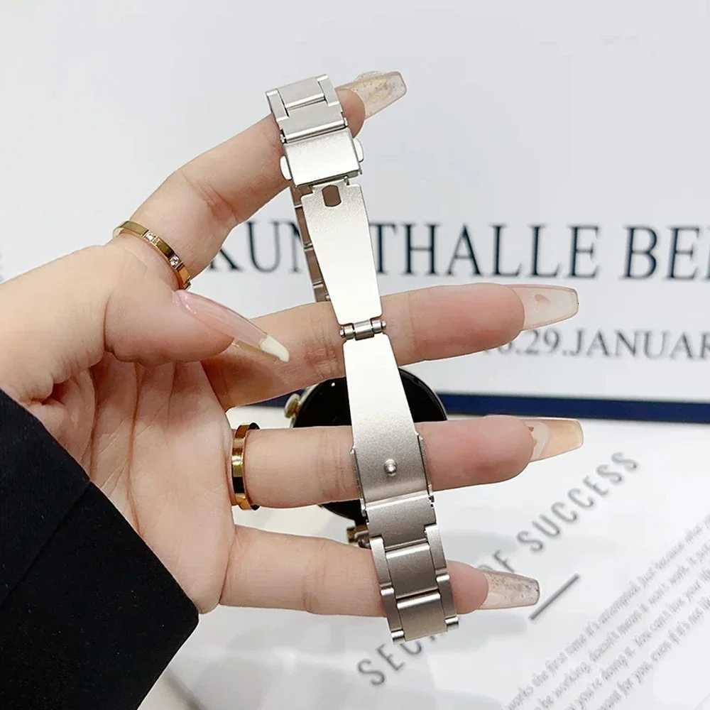 18mm 20mm Slim Bracelet for Huei GT4 41mm Wen Stainless Steel Band for Samsung Galaxy 4 6 5pro 40 44mm Strap watchband Y250712