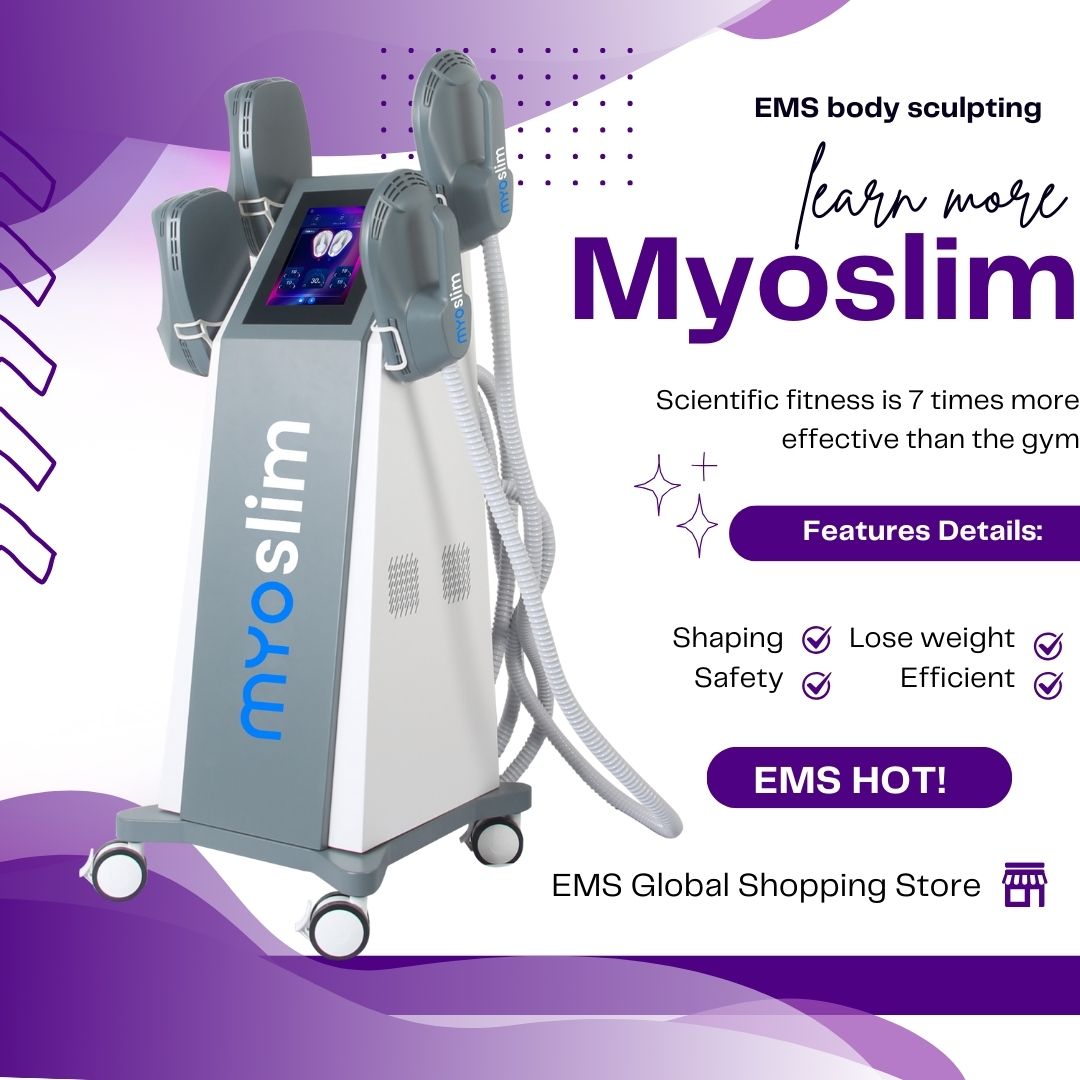 Fat Burning Machine Myoslim EMS RF Slimming Equipment For Professional Beauty Salon And Body Sculpting Machine For Clinics