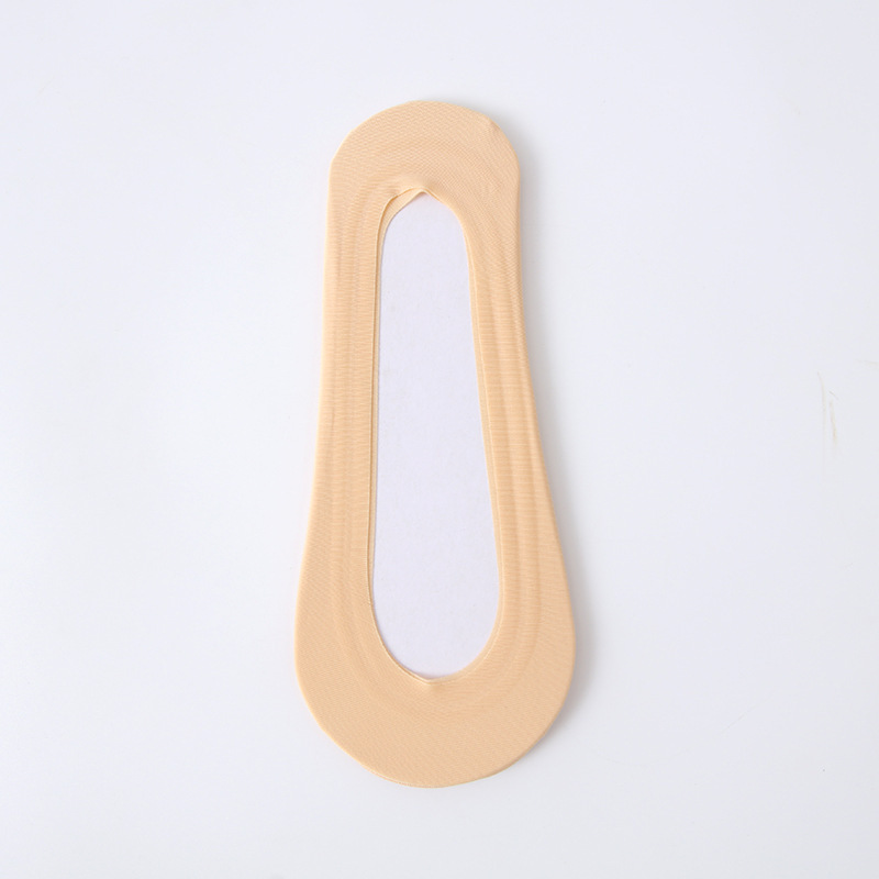 Boat socks female shallow mouth summer thin ice white socks female short socks cotton socks bottom silicone non-slip invisible hot-sale products