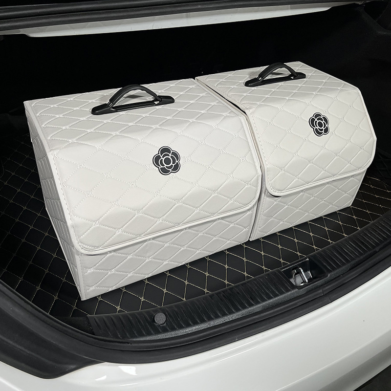 Car Trunk High-end Storage Box Foldable Car Storage Box Organizer Creative Car Interior Supplies Collection for Women 250711