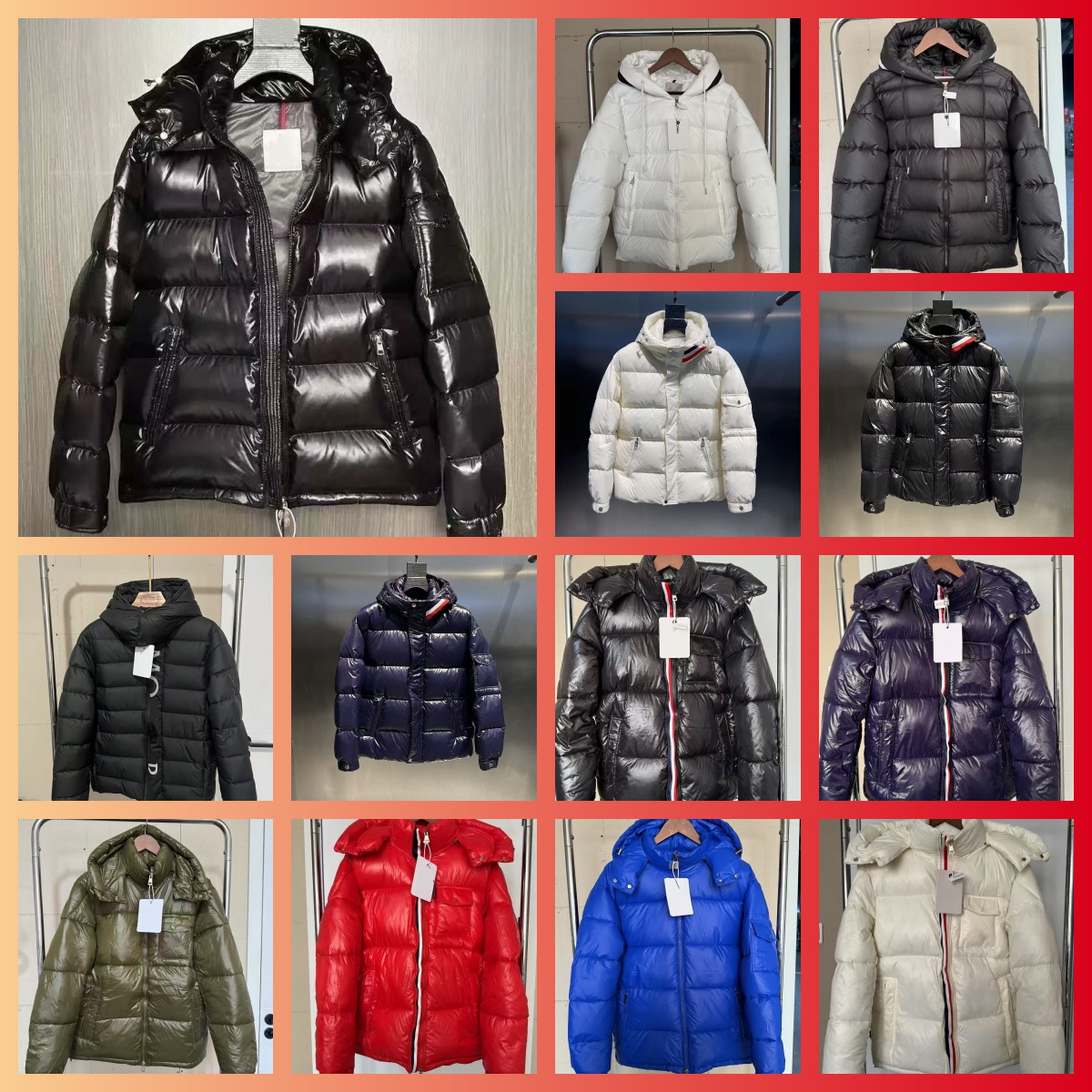 mens puffer jacket winter jacket mens coats designer men down jacket doudoune homme jackets womens coats designer Fashion winter jacket QR code NFC High quality +999