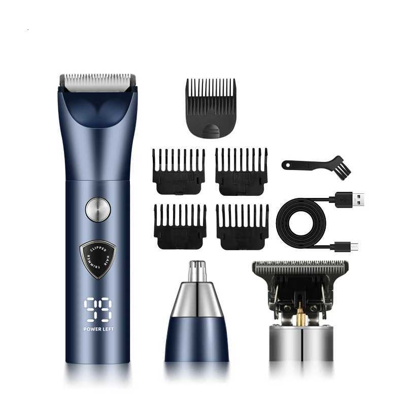 Three in one electric hair removal dev USB rechargeable LED digital display G250712