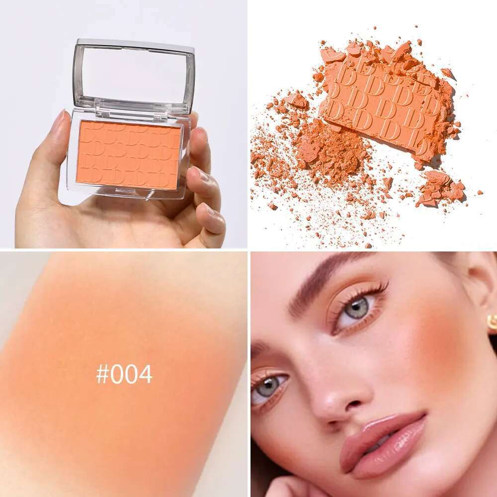 Blusher Matte Natural Cheek Tint Brighten Pink Red Face Contouring Cosmetics Blush Powder Soft Female Makeup X250712