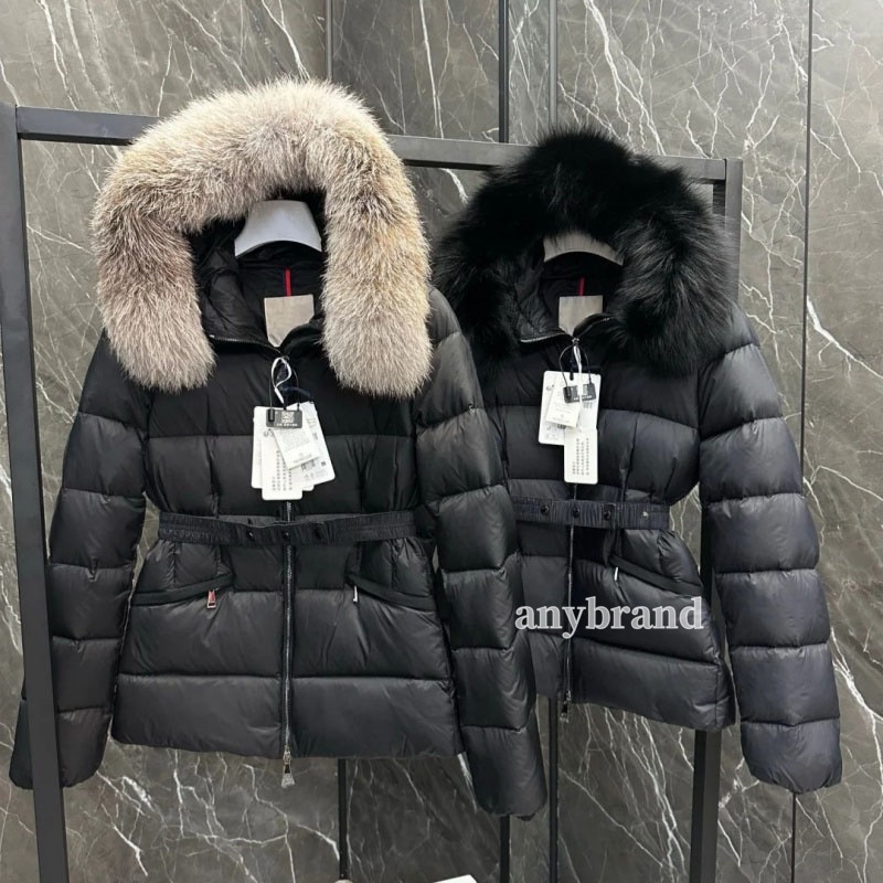 Designer Womans coat women jacket winter boed short down jackets fur coats real raccoon hair collar Puffer jacket women parkas with belt lady cotton coat outerwear