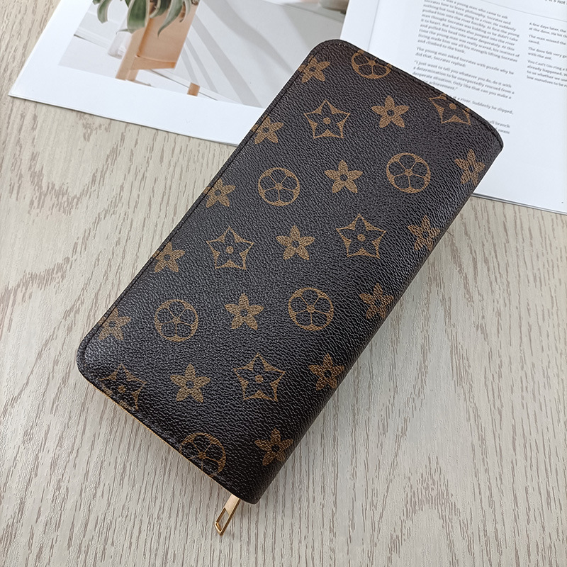 wallet designer woman Long Ladies Wallet - Spacious Capacity Zippered Organizer, Multi Card Slots Premium Clutch Purse Fashion